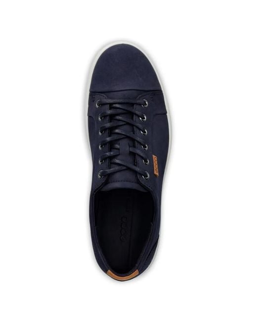 Ecco Blue Soft 7 Lace-Up Sneakers for men