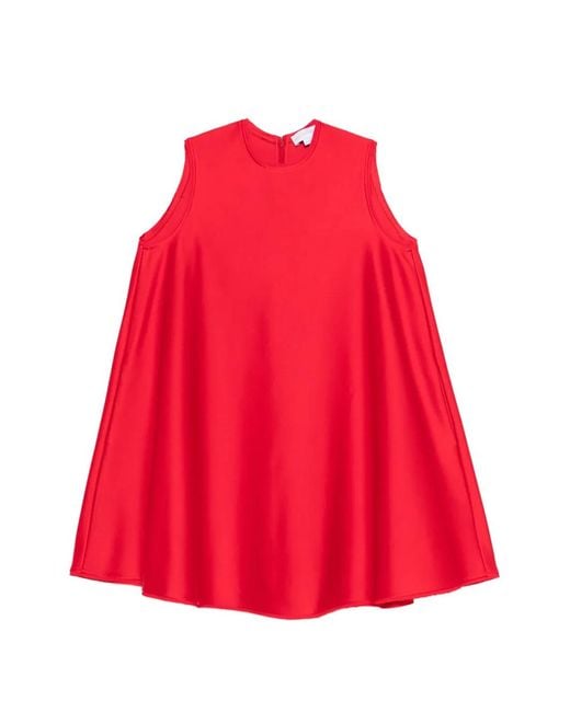 Stella McCartney Red A-Line Mini Dress