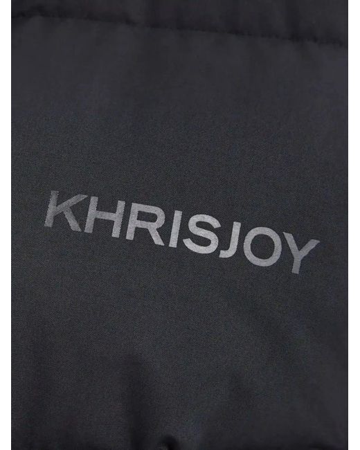Khrisjoy Black Logo-Print Gilet for men