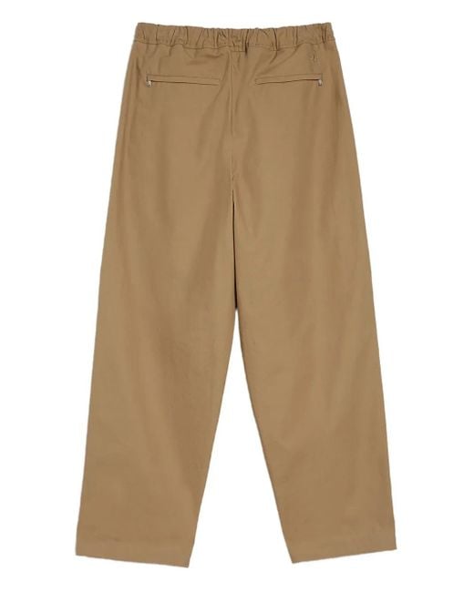 Jil Sander Natural Belted Pocket-Detail Trousers for men