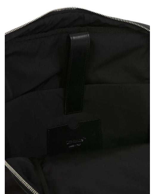 Off-White c/o Virgil Abloh Black Arrow-Print Crossbody Bag for men