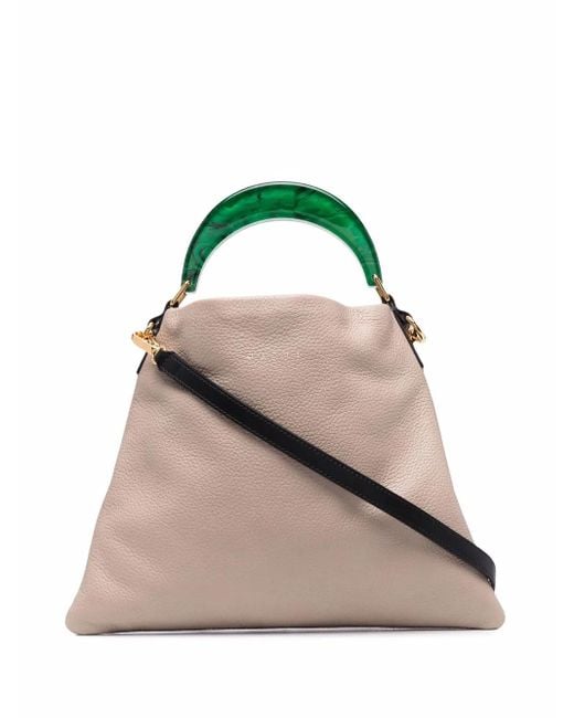Marni Multicolor Small Venice Leather Tote Bag