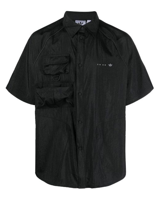 adidas Utilitarian Short-sleeve Shirt in Black for Men | Lyst