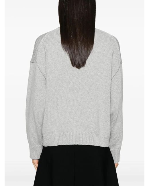 Theory クルーネック セーター White