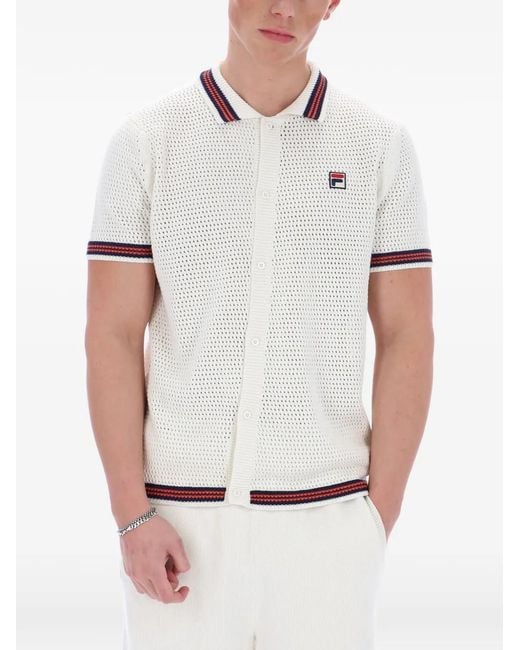 Fila White Domenico T-Shirt for men