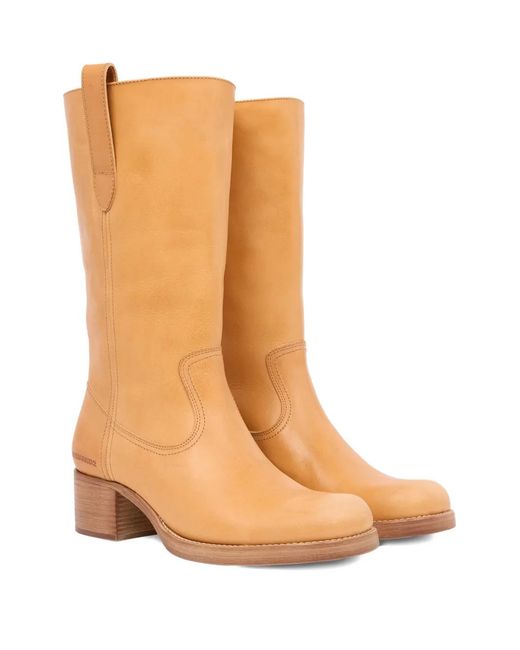 DSquared² Brown Pull-Tab Boots for men