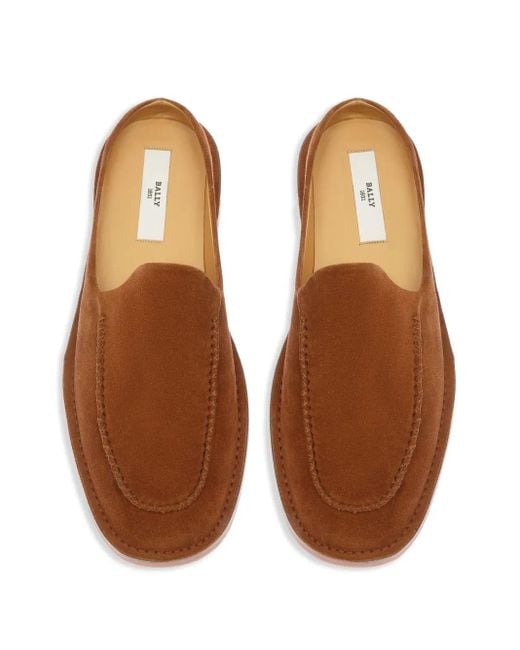Bally Brown Fosko Slippers for men
