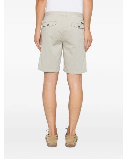 Marc O' Polo White Micro-Patterned Tailored Shorts for men