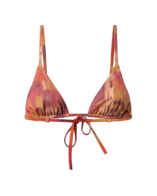 Isabel Marant Orange Feride Bikini Top