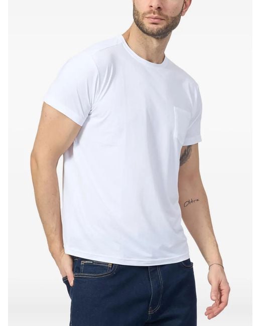 Save The Duck White Chicago T-Shirt for men