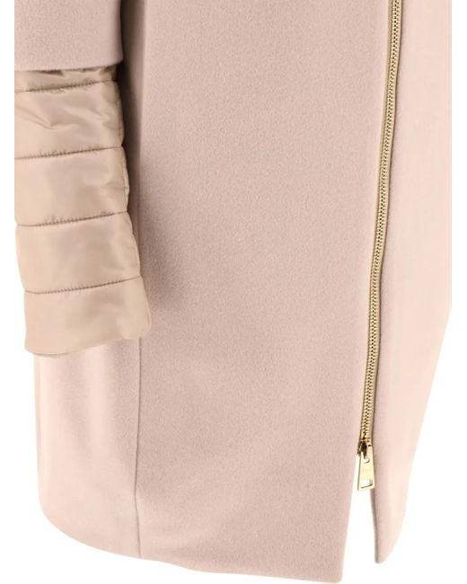 Herno ジップアップ コート Natural