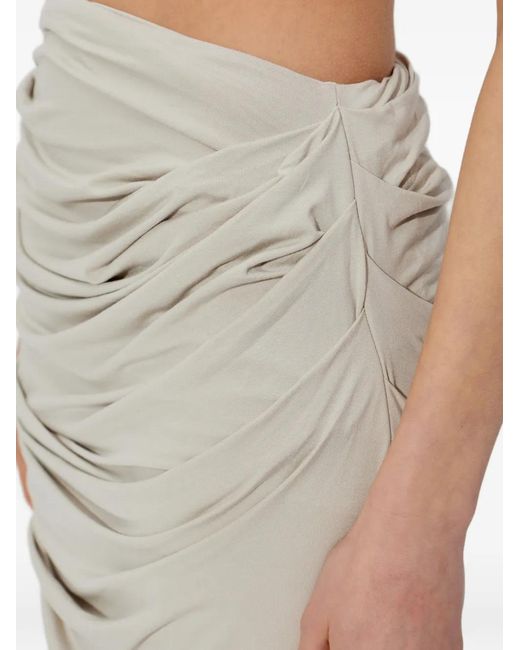 Entire studios White Draped Maxi Skirt