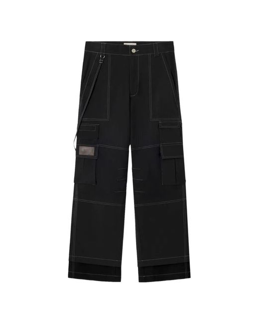Carrera Black Cobalt Cargo-Pockets Trousers for men