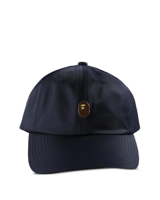 A Bathing Ape One Point Panel Cap in Blue for Men | Lyst