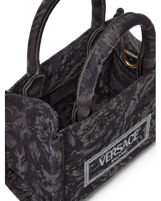 Versace Black Barocco Athena Tote Bag