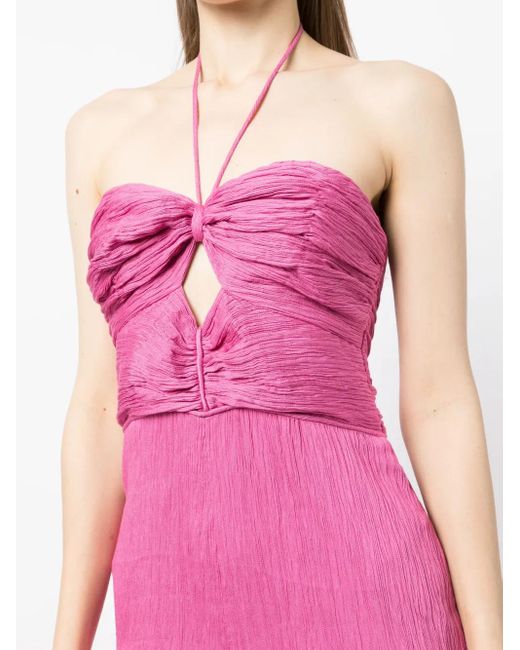 Alexis Pink Jada Halterneck Jumpsuit