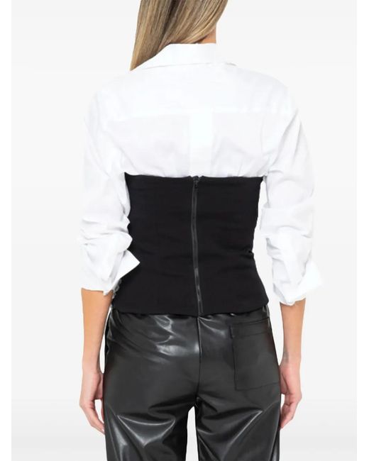 JBQ Black Millicent Layered Shirt