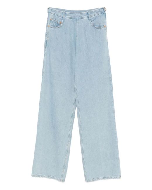 Forte_forte Blue Five-Pocket Trousers