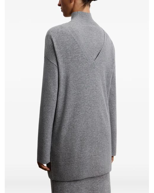 12 STOREEZ Gray V-Neck Cardigan