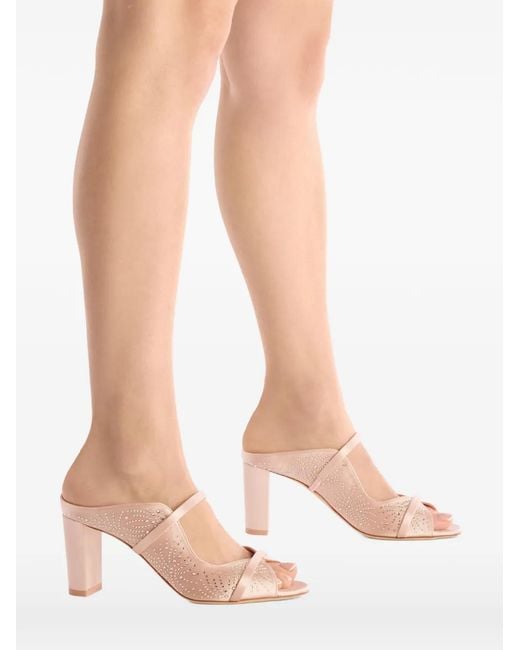 Malone Souliers Norah Sandalen Verfraaid Met Kristallen in het Pink