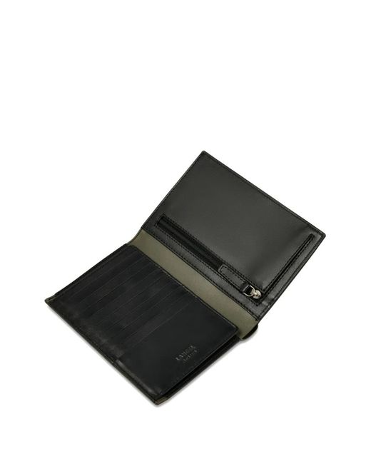 Lancel Green Leon Smooth Leather Wallet for men