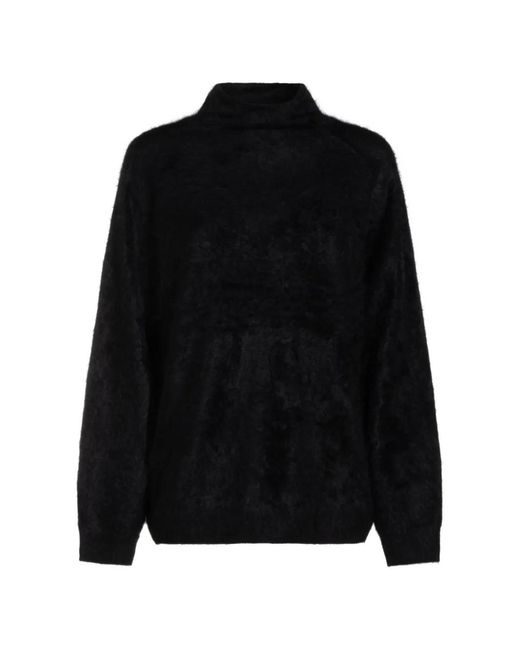 Thom Krom Black High-Neck Cashmere Sweater
