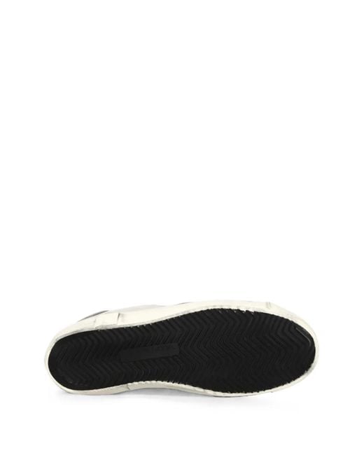 Philippe Model White Prsx Low Logo-Patch Sneakers