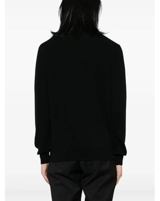 Brioni Black Half-Zip Jumper for men