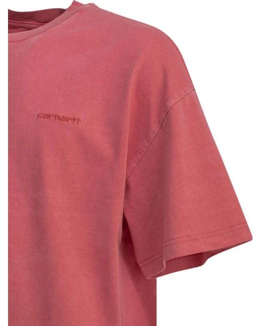 Carhartt Pink Benton T-Shirt for men