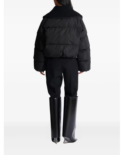 Balmain Black Padded Zip Jacket
