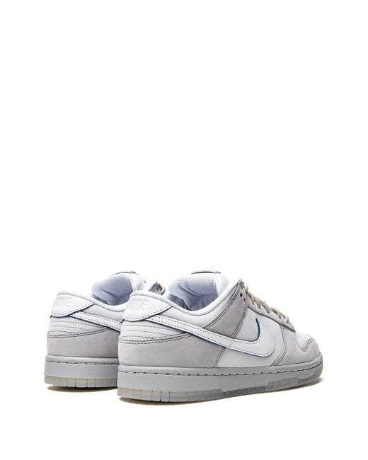 Nike White Dunk Low "Wolf/Pure Platinum" Sneakers
