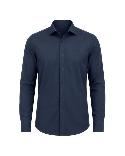 KIRED Blue Chemise Boutonnée À Manches Longues for men