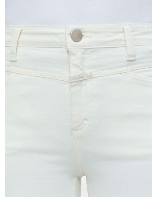 Closed White Pusher Skinny-Cut Jeans