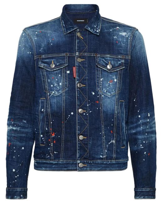 メンズ DSquared² Dan デニムジャケット Blue