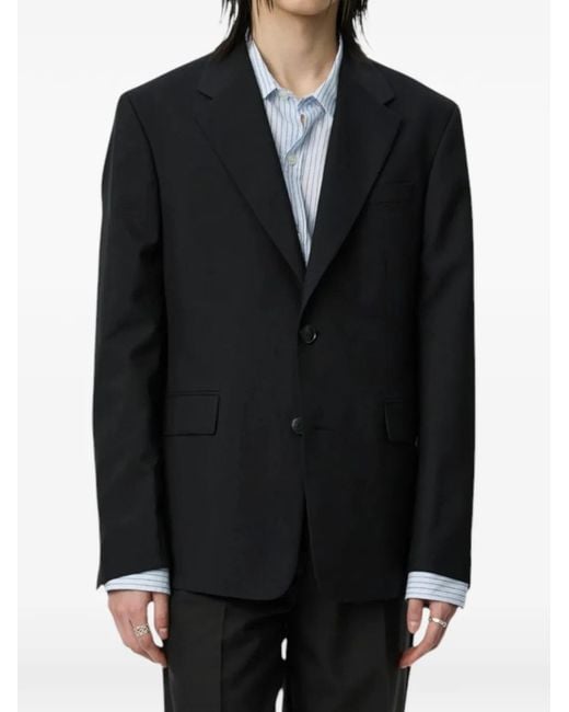 mfpen Black Single-Breasted Blazer
