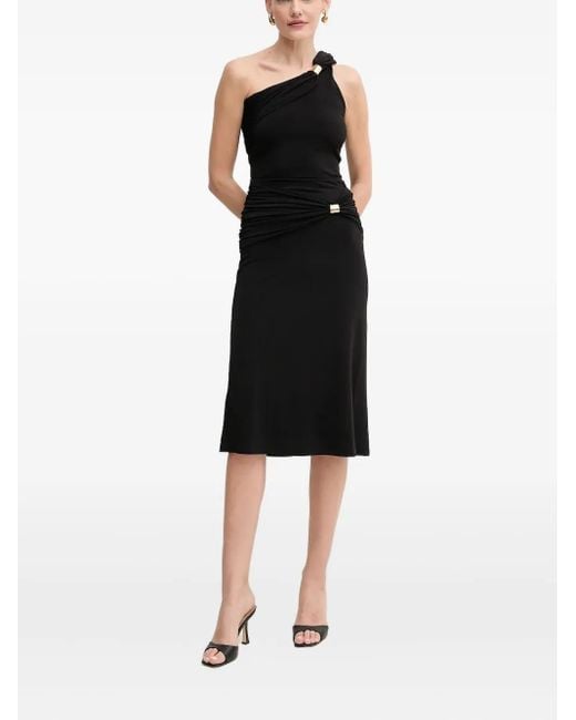 Jupe Valentina Mi-Longue Hervé Léger en coloris Black