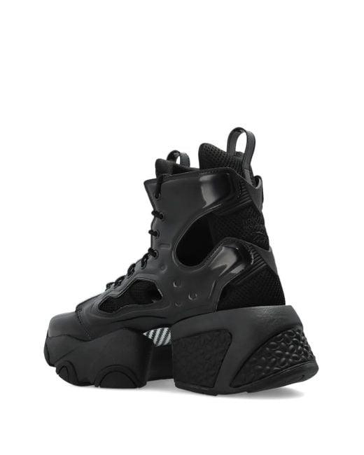 Noir Kei Ninomiya Black X Comme Des Garçons Cut-Out Platform Sneakers