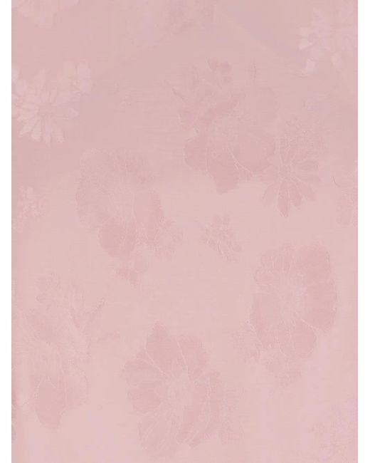 Forte_forte Pink Cape Maxi Dress