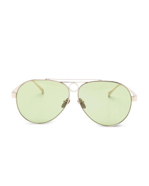 FACE HIDE Metallic Hunter Pilot-Frame Sunglasses