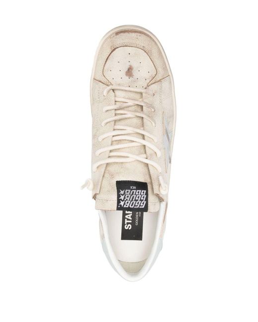 Sneakers Stardan con effetto vissuto di Golden Goose Deluxe Brand in White da Uomo