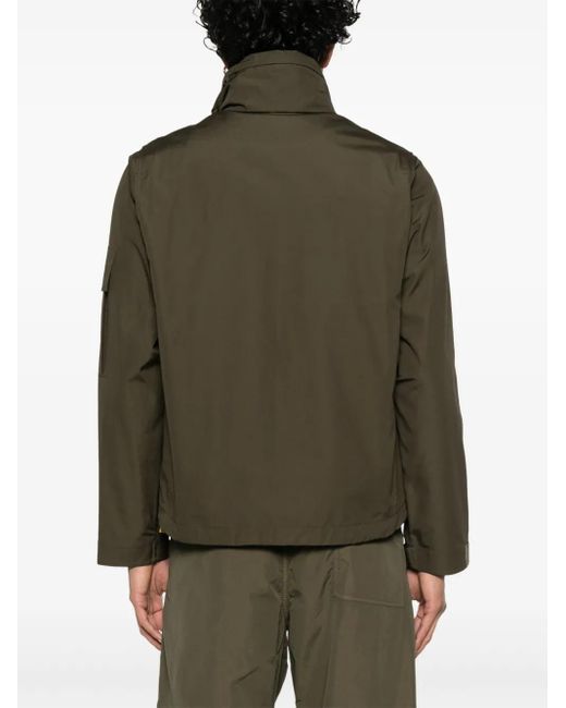C P Company Green Logo-Patch Jacket for men