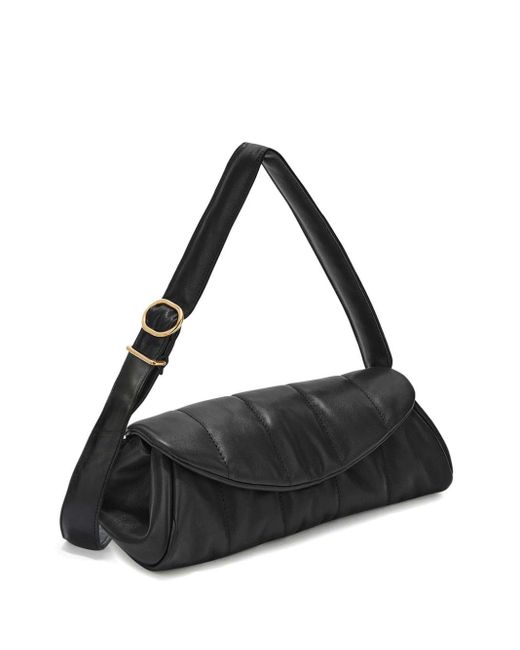 Grand sac porté épaule Cannolo Jil Sander en coloris Black