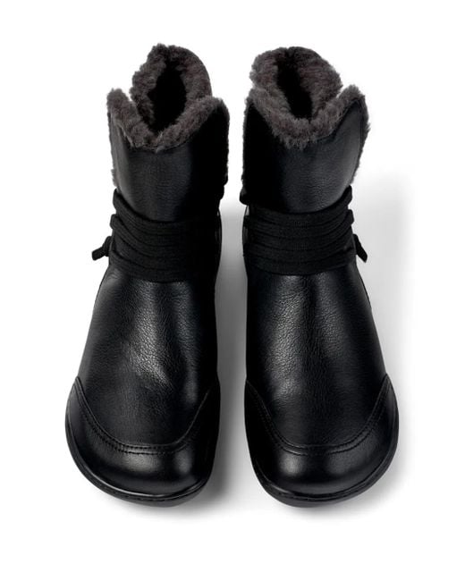 Camper Black Peu Cami Leather Boots