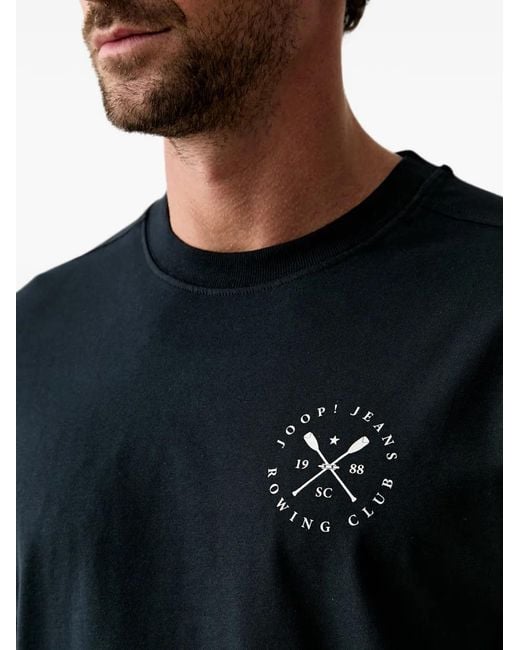 Joop! Black Logo-Print Short-Sleeve T-Shirt for men