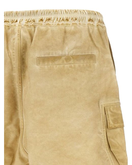 Rick Owens Cargobela Bermuda Shorts in het Natural voor heren