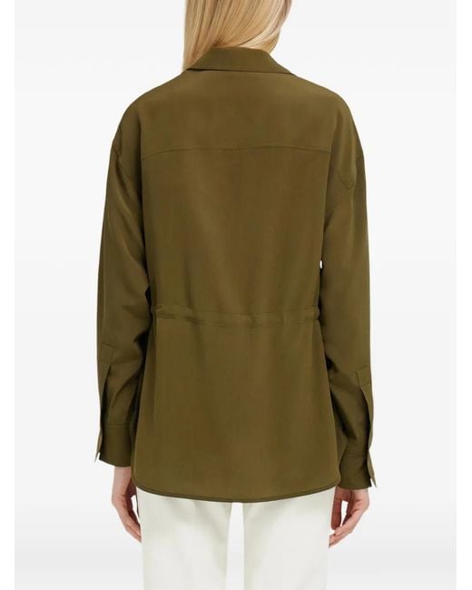Ferragamo Green Safari Over Shirt