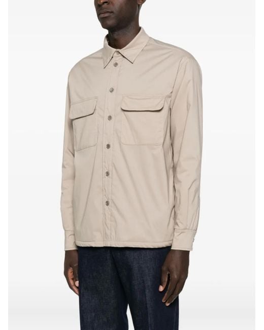 Aspesi Natural Flap-Pocket Jacket for men