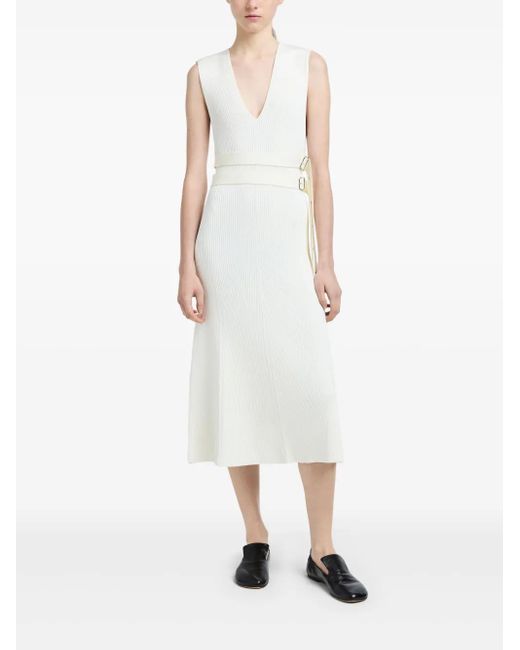 Proenza Schouler White Madeline Midi Dress