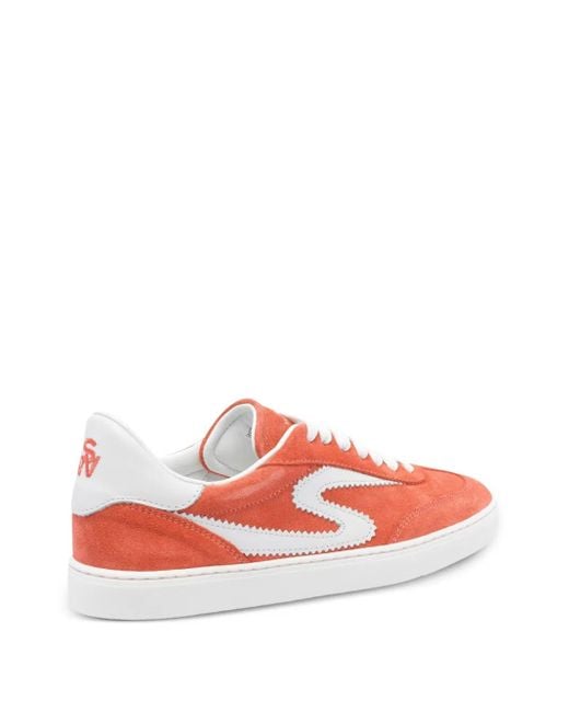 Stuart Weitzman Red Baskets En Cuir
