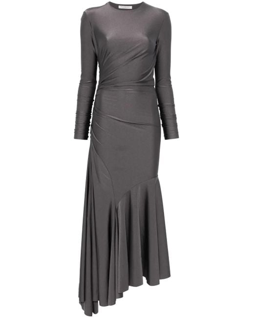 Abito Midi Asimmetrico di Philosophy Di Lorenzo Serafini in Gray